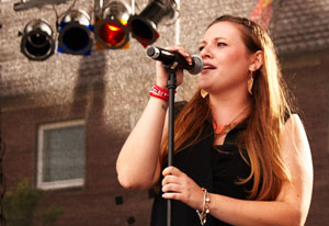 Nathalie Krautgartner beim Singen Jazztage 2015