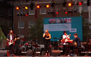Gruppenbild von vorne Jazztage 2015